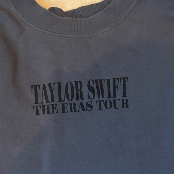 Taylor Swift Men's Crewneck Sweater in Navy - Picture 2 of 4